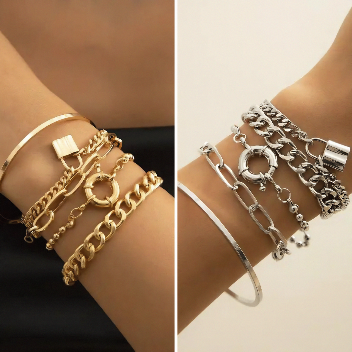 Elegante armbanden set